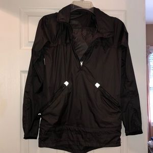 black lululemon raincoat size 2/4